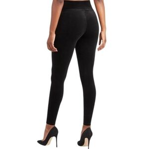 Spanx Velvet Leggings Black Women’s Small High Rise Shaping
